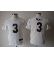 Youth NFL Nike Oakland Raiders 3# Carson Palmer White Jerseys