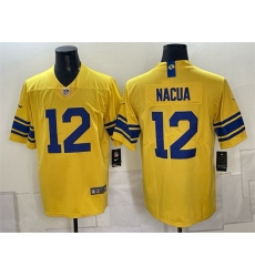 Men Los Angeles Rams 12 Puka Nacua Gold Classic Sol Vapor Limited Stitched Football Jersey Men Los Angeles Rams 12 Puka Nacua Gold Classic Sol Vapor Limited Stitched Football Jersey