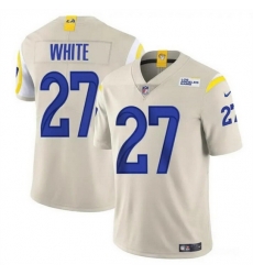 Men Los Angeles Rams 27 Tre'Davious White Bone Vapor Untouchable Stitched Football Jersey