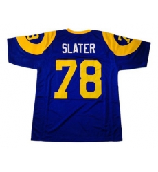 Men Nike Los Angeles Rams Jackie Slater 78 Royal Los Angeles Rams Vapor Limited Jersey