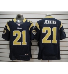 Nike St. Louis Rams 21 Janoris Jenkins Blue Elite NFL Jersey