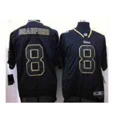 Nike St. Louis Rams 8 Sam Bradford black Elite lights out NFL Jersey