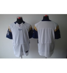 Nike St. Louis Rams Blank White Elite NFL Jersey