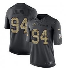 Nike Rams #94 Robert Quinn Black Youth Stitched NFL Limited 2016 Salute to Service Jersey