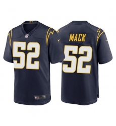 Men's Los Angeles Chargers #52 Khalil Mack Navy Vapor Untouchable Limited Stitched Jersey