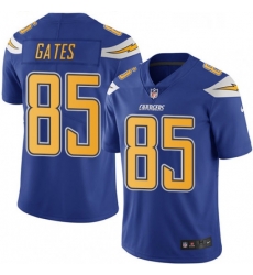 Youth Nike Los Angeles Chargers 85 Antonio Gates Limited Electric Blue Rush Vapor Untouchable NFL Jersey