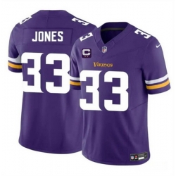 Men Minnesota Vikings 33 Aaron Jones Purple 2025 F U S E  Vapor Untouchable Limited Stitched Jersey