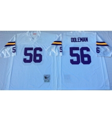 Men Minnesota Vikings 56 Chris Doleman White M&N Throwback Jersey