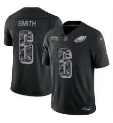 Men Philadelphia Eagles  6 DeVonta Smith Black F U S E  2026 Salute to Service Limited Stitched Football Jersey