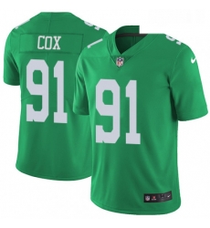 Mens Nike Philadelphia Eagles 91 Fletcher Cox Limited Green Rush Vapor Untouchable NFL Jersey