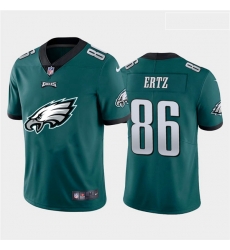 Nike Eagles 86 Zach Ertz Green Team Big Logo Vapor Untouchable Limited Jersey