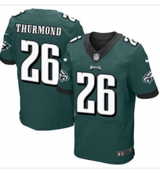 Nike Philadelphia Eagles #26 Walter Thurmond Midnight Green Team Color Mens Stitched NFL New Elite Jersey