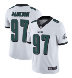 Eagles 97 Malik Jackson White Youth Stitched Football Vapor Untouchable Limited Jersey