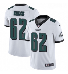 Youth Nike Philadelphia Eagles 62 Jason Kelce White Vapor Untouchable Limited Player NFL Jersey