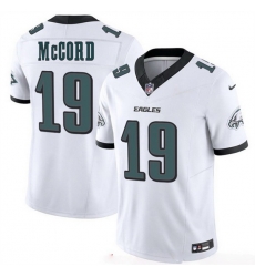 Youth Philadelphia Eagles 19 Kyle McCord White 2025 Draft New F U S E Vapor Untouchable Limited Stitched Football Jersey Youth Philadelphia Eagles 19 Kyle McCord White 2025 Draft New F U S E Vapor Untouchable Limited Stitched Football Jersey