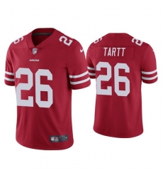 Men San Francisco 49ers 26 Jaquiski Tartt Red Vapor limited Jersey