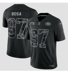 Youth San Francisco 49ers  97 Nick Bosa Black 2026 Salute to Service Limited Stitched Football Jersey