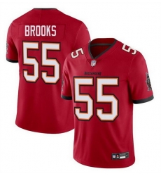 Men Tampa Bay Buccaneers 55 Derrick Brooks Red Vapor Limited Stitched Football Jersey