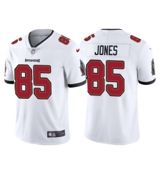 Men Tampa Bay Buccaneers 85 Julio Jones White Vapor Untouchable Limited Stitched Jersey