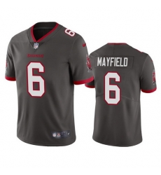 Men's Tampa Bay Buccaneers #6 Baker Mayfield Gray Vapor Untouchable Limited Stitched Jersey