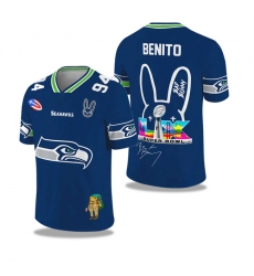 Men Seattle Seahawks 2025 2026 Bowl LX Print Jersey