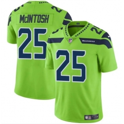 Men Seattle Seahawks 25 Kenny McIntosh Green Vapor Limited Stitched Football Jersey