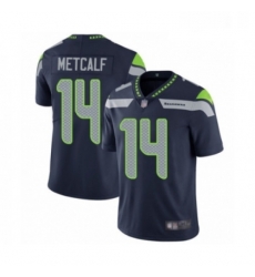 Youth Seattle Seahawks 14 DK Metcalf Navy Blue Team Color Vapor Untouchable Limited Player Football Jersey