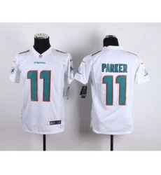 nike youth nfl jerseys miami dolphins 11 parker white[nike][parker]