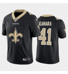 Nike Saints 41 Alvin Kamara Black Team Big Logo Vapor Untouchable Limited Jersey