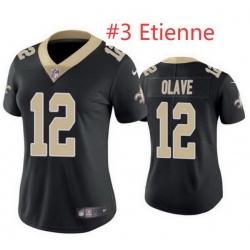 Women Saints Etienne #3 Black F U S E Jersey
