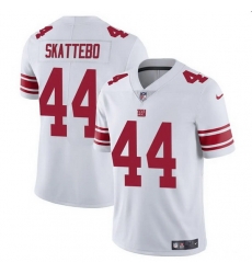 Men New York Giants 44 Cam Skattebo White 2025 Draft Vapor Untouchable Limited Stitched Jersey