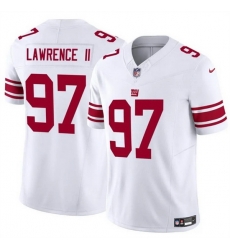 Men New York Giants 97 Dexter Lawrence II White 2025 F U S E  Vapor Untouchable Limited Stitched Jersey