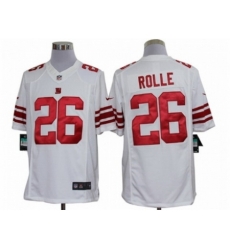 Nike New York Giants 26 Antrel Rolle White Limited NFL Jersey