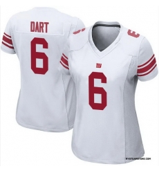 Women New York Giants 6 Jaxson Dart White 2025 Draft F U S E Vapor Untouchable Limited Stitched Jersey Women New York Giants 6 Jaxson Dart White 2025 Draft F U S E Vapor Untouchable Limited Stitched Jersey