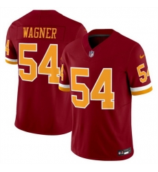 Men Washington Commanders 54 Bobby Wagner Burgundy 2025 F U S E  Throwback Limited Stitched Football Jersey