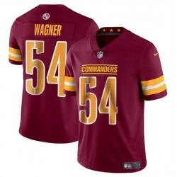 Men Washington Commanders 54 Bobby Wagner Burgundy Vapor Limited Stitched Football Jersey