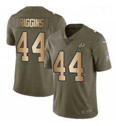 Mens Nike Washington Redskins 44 John Riggins Limited OliveGold 2017 Salute to Service NFL Jersey