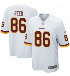 Mens Nike Washington Redskins 86 Jordan Reed Game White NFL Jersey