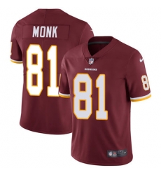 Nike Redskins #81 Art Monk Burgundy Red Team Color Mens Stitched NFL Vapor Untouchable Limited Jersey