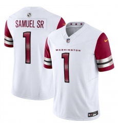 Youth Washington Commanders 1 Deebo Samuel Sr White 2025 F U S E Vapor Limited Stitched Football Jersey Youth Washington Commanders 1 Deebo Samuel Sr White 2025 F U S E Vapor Limited Stitched Football Jersey