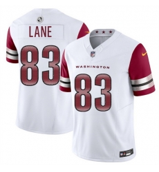Youth Washington Commanders 83 Jaylin Lane White 2025 Draft F U S E  Vapor Limited Stitched Football Jersey