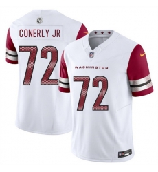 Youth Washington Commanders Josh Conerly Jr White 2025 Draft F U S E Vapor Limited Stitched Football Jersey