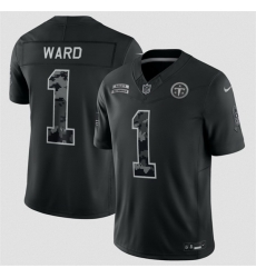 Men Tennessee Titans 1 Cameron Ward Black F U S E 2026 Salute to Service Limited Stitched Football Jersey Men Tennessee Titans 1 Cameron Ward Black F U S E 2026 Salute to Service Limited Stitched Football Jersey