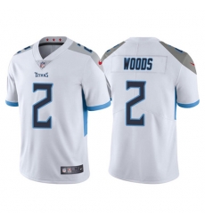 Men's Tennessee Titans #2 Robert Woods White Vapor Untouchable Stitched Jersey