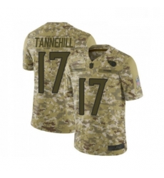 Youth Tennessee Titans 17 Ryan Tannehill Limited Camo 2018 Salute to Service Football Jersey