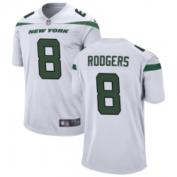 New York Jets #8 Aaron Rodgers White Vapor Untouchable Limited Stitched Jersey