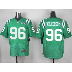 Nike Jets #96 Muhammad Wilkerson Green Mens Stitched NFL Elite Rush Jersey