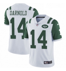 Youth Nike New York Jets 14 Sam Darnold White Vapor Untouchable Elite Player NFL Jersey