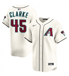 Men Arizona Diamondbacks Nike Home Limited Jersey Cream Clarke Taylor 45 Men Arizona Diamondbacks Nike Home Limited Jersey Cream Clarke Taylor 45