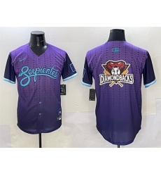 Men Arizona Diamondbacks Team Big Logo Purple 2025 City Connect Limited Stitched Baseball Jersey